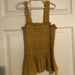 Yellow urban outfitters tank top